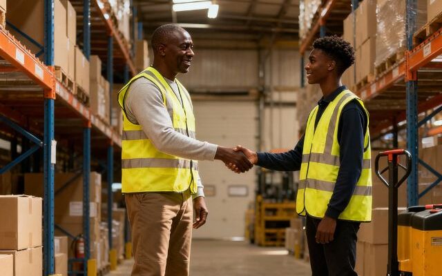 accueil intérimaire par responsable logistique abn recrutement